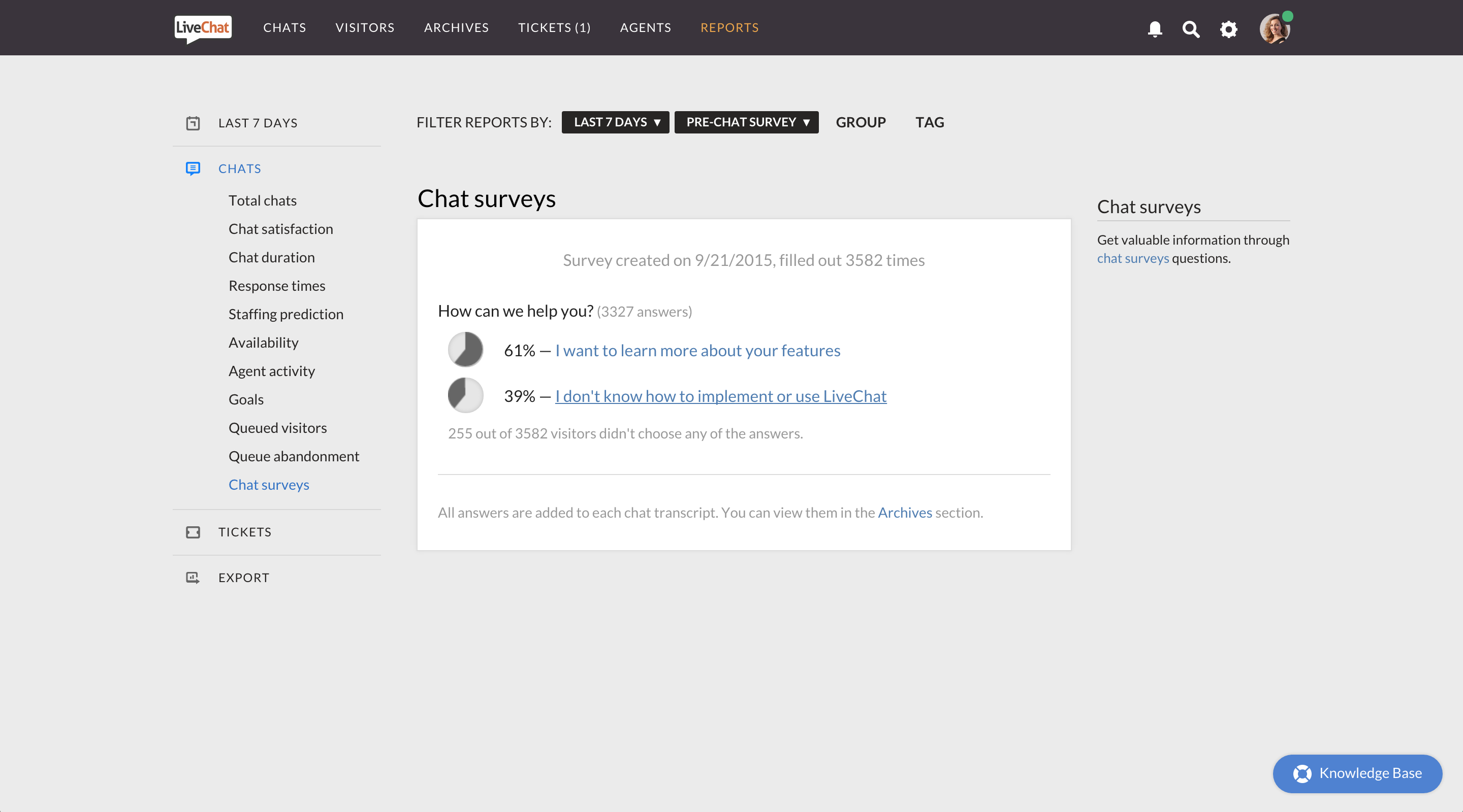 LiveChat screenshot